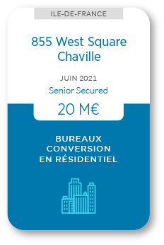 Financement Zencap AM : 855 West Square Chaville 06/2021