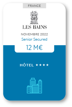 Financement Zencap AM : Les Bains - 11/2022