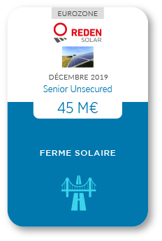 Financement Zencap AM : Reden Solar 12/2019