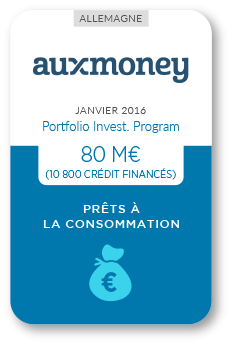 Financement Zencap AM : auxmoney 01/2016